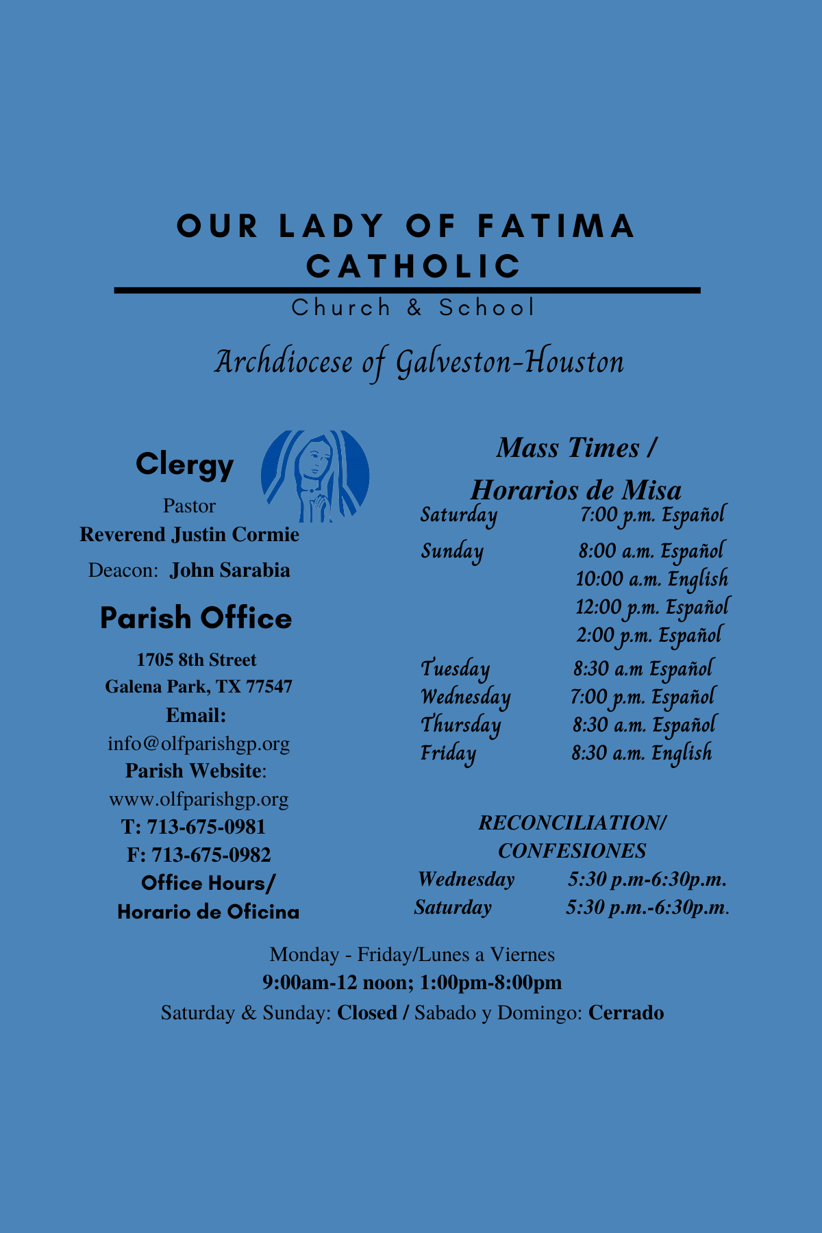 Our Lady of Fatima Catholic Church GALENA PARK, TX